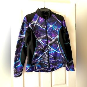 Purple/Blue/White Electric Camo Jacket